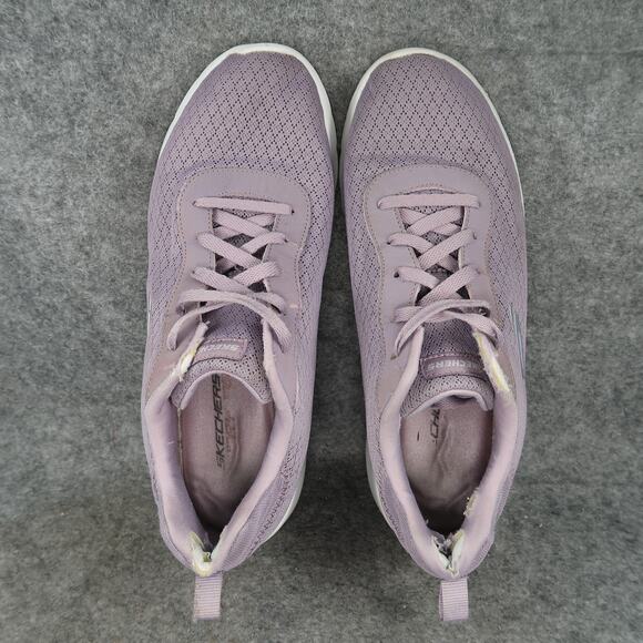 Skechers Shoes Women 9.5 Athletic Trainer Casual Sneaker Comfort Walk Run Purple - Picture 8 of 13